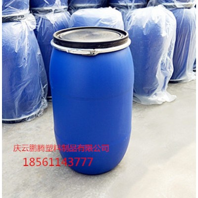 200升大口塑料桶200L铁箍塑料桶厂家