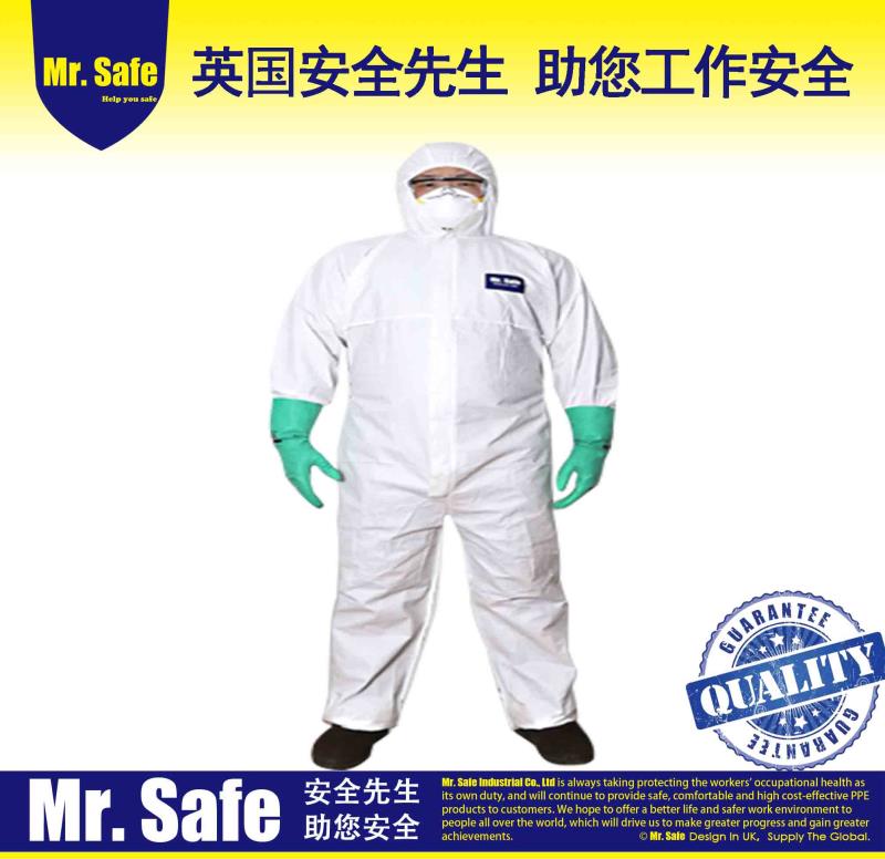 C1一次性连体服透气膜防护服隔离服防尘服喷漆服