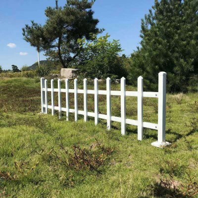 绿化带隔离护栏新型小栅栏小护栏白色栅栏木纹色 定制迷你小护栏