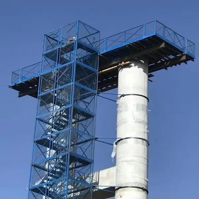 组合框架梯笼 厂家供应建筑施工梯笼 路桥箱式梯笼安装设计