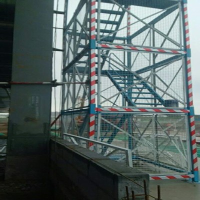 组合框架梯笼 河北梯笼厂家 定制三米施工梯笼