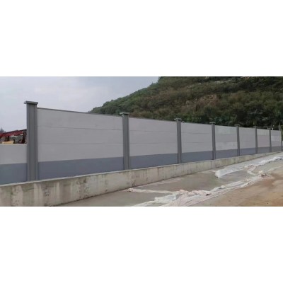 2.5米高钢板组装围挡 施工围蔽隔离护栏