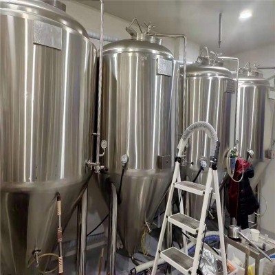 安徽酒吧小型2吨精酿啤酒设备酿酒机器