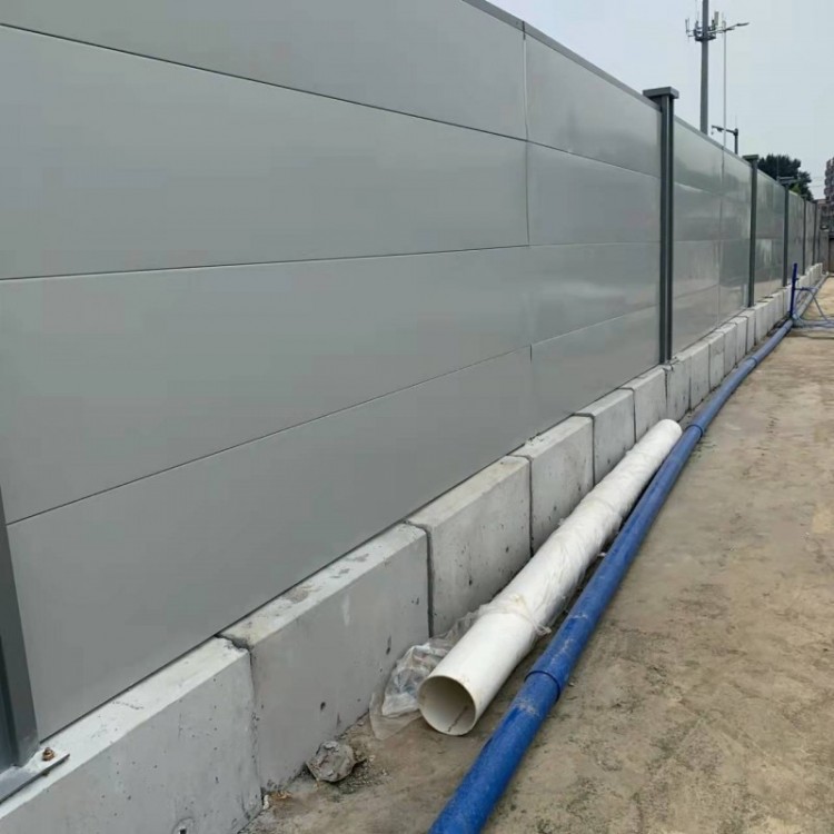新建房屋工程隔离围挡 2米高钢板施工围板